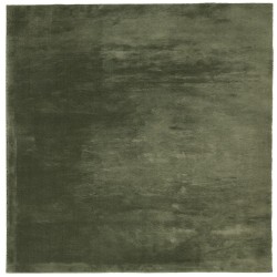 vidaXL Alfombra pelo corto suave lavable HUARTE verde bosque 240x240cm