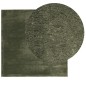 vidaXL Alfombra pelo corto suave lavable HUARTE verde bosque 240x240cm
