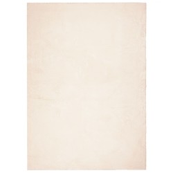 vidaXL Alfombra de pelo corto suave lavable HUARTE beige 120x170 cm