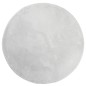 vidaXL Alfombra de pelo corto suave lavable HUARTE gris Ø 120 cm