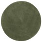 vidaXL Alfombra pelo corto suave lavable HUARTE verde bosque Ø 80 cm vidaXL Alfombra pelo corto suave lavable HUARTE verde bosque Ø 80 cm