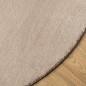 vidaXL Alfombra de pelo corto suave lavable HUARTE arena Ø 80 cm vidaXL Alfombra de pelo corto suave lavable HUARTE arena Ø 80 cm