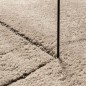 vidaXL Alfombra de pelo corto suave lavable HUARTE arena Ø 80 cm vidaXL Alfombra de pelo corto suave lavable HUARTE arena Ø 80 cm