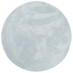 vidaXL Alfombra de pelo corto suave lavable HUARTE azul Ø 120 cm
