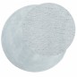 vidaXL Alfombra de pelo corto suave lavable HUARTE azul Ø 120 cm
