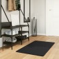 vidaXL Alfombra de pelo corto suave lavable HUARTE negro 60x110 cm vidaXL Alfombra de pelo corto suave lavable HUARTE negro 60x110 cm