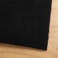 vidaXL Alfombra de pelo corto suave lavable HUARTE negro 60x110 cm vidaXL Alfombra de pelo corto suave lavable HUARTE negro 60x110 cm
