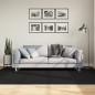 vidaXL Alfombra de pelo corto suave lavable HUARTE negro 160x230 cm vidaXL Alfombra de pelo corto suave lavable HUARTE negro 160x230 cm