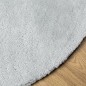 vidaXL Alfombra de pelo corto suave lavable HUARTE azul Ø 80 cm vidaXL Alfombra de pelo corto suave lavable HUARTE azul Ø 80 cm