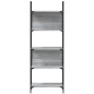 vidaXL Librería de 5 estantes madera gris Sonoma 60,5x24x166,5 cm