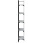 vidaXL Librería de 5 estantes madera gris Sonoma 60,5x24x166,5 cm