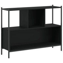 vidaXL Estantería madera de ingeniería negra 102x28x77,5 cm