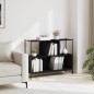 vidaXL Estantería madera de ingeniería negra 102x28x77,5 cm
