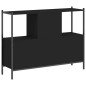 vidaXL Estantería madera de ingeniería negra 102x28x77,5 cm