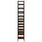 vidaXL Estantería madera de ingeniería roble marrón 127,5x28,5x172,5cm vidaXL Estantería madera de ingeniería roble marrón 127,5x28,5x172,5cm