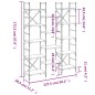 vidaXL Estantería madera de ingeniería roble marrón 127,5x28,5x172,5cm vidaXL Estantería madera de ingeniería roble marrón 127,5x28,5x172,5cm
