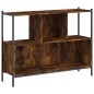 vidaXL Estantería madera de ingeniería roble ahumado 102x28x77,5 cm vidaXL Estantería madera de ingeniería roble ahumado 102x28x77,5 cm