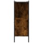 vidaXL Estantería madera de ingeniería roble ahumado 102x28x77,5 cm vidaXL Estantería madera de ingeniería roble ahumado 102x28x77,5 cm