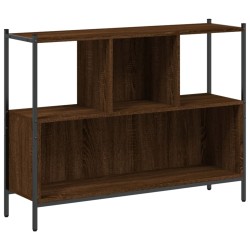 vidaXL Estantería madera de ingeniería marrón roble 102x28x77,5 cm