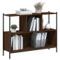 vidaXL Estantería madera de ingeniería marrón roble 102x28x77,5 cm