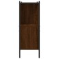 vidaXL Estantería madera de ingeniería marrón roble 102x28x77,5 cm