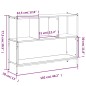 vidaXL Estantería madera de ingeniería marrón roble 102x28x77,5 cm