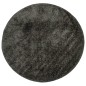 vidaXL Alfombra pelo largo aspecto brillante ISTAN antracita Ø 120 cm vidaXL Alfombra pelo largo aspecto brillante ISTAN antracita Ø 120 cm