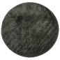 vidaXL Alfombra pelo largo aspecto brillante ISTAN antracita Ø 80 cm vidaXL Alfombra pelo largo aspecto brillante ISTAN antracita Ø 80 cm