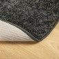 vidaXL Alfombra pelo largo aspecto brillante ISTAN antracita Ø 80 cm vidaXL Alfombra pelo largo aspecto brillante ISTAN antracita Ø 80 cm