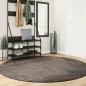 vidaXL Alfombra pelo largo aspecto brillante ISTAN gris Ø 200 cm vidaXL Alfombra pelo largo aspecto brillante ISTAN gris Ø 200 cm