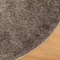 vidaXL Alfombra pelo largo aspecto brillante ISTAN gris Ø 200 cm vidaXL Alfombra pelo largo aspecto brillante ISTAN gris Ø 200 cm