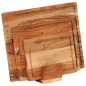 vidaXL Juego tablas de cortar con soporte 3 pzas madera maciza acacia vidaXL Juego tablas de cortar con soporte 3 pzas madera maciza acacia