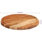 vidaXL Tabla de cortar madera maciza de acacia Ø40x2,5 cm vidaXL Tabla de cortar madera maciza de acacia Ø40x2,5 cm