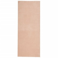 vidaXL Alfombra de pelo corto suave lavable HUARTE rosado 80x200 cm