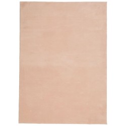vidaXL Alfombra de pelo corto suave lavable HUARTE rosado 200x280 cm
