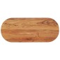 vidaXL Tablero de mesa ovalado madera maciza de acacia 120x50x3,8 cm vidaXL Tablero de mesa ovalado madera maciza de acacia 120x50x3,8 cm