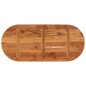vidaXL Tablero de mesa ovalado madera maciza de acacia 110x50x2,5 cm vidaXL Tablero de mesa ovalado madera maciza de acacia 110x50x2,5 cm