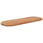 vidaXL Tablero de mesa ovalado madera maciza de acacia 110x40x2,5 cm
