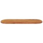 vidaXL Tablero de mesa ovalado madera maciza de acacia 110x40x2,5 cm