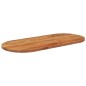 vidaXL Tablero de mesa ovalado madera maciza de acacia 90x40x3,8 cm