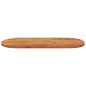 vidaXL Tablero de mesa ovalado madera maciza de acacia 90x40x3,8 cm
