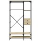 vidaXL Armario cajones madera ingeniería roble Sonoma 100x40x180 cm