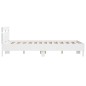 vidaXL Estructura cama con cabecero madera ingeniería blanco 120x200cm