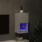 vidaXL Mueble para TV con luces LED blanco 30,5x30x60 cm vidaXL Mueble para TV con luces LED blanco 30,5x30x60 cm