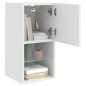 vidaXL Mueble para TV con luces LED blanco 30,5x30x60 cm vidaXL Mueble para TV con luces LED blanco 30,5x30x60 cm