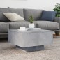 vidaXL Mesa de centro madera de ingeniería gris hormigón 55x55x31 cm vidaXL Mesa de centro madera de ingeniería gris hormigón 55x55x31 cm