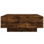 vidaXL Mesa de centro madera de ingeniería roble ahumado 80x80x31 cm vidaXL Mesa de centro madera de ingeniería roble ahumado 80x80x31 cm