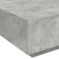 vidaXL Mesa de centro con luces LED gris hormigón 80x80x31 cm vidaXL Mesa de centro con luces LED gris hormigón 80x80x31 cm