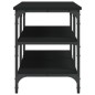 vidaXL Banco zapatero madera de ingeniería negro 100x38,5x49 cm vidaXL Banco zapatero madera de ingeniería negro 100x38,5x49 cm