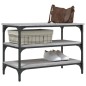vidaXL Banco zapatero madera de ingeniería gris Sonoma 70x38,5x49 cm vidaXL Banco zapatero madera de ingeniería gris Sonoma 70x38,5x49 cm